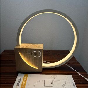 Modern Circular Sunrise Alarm Clock
